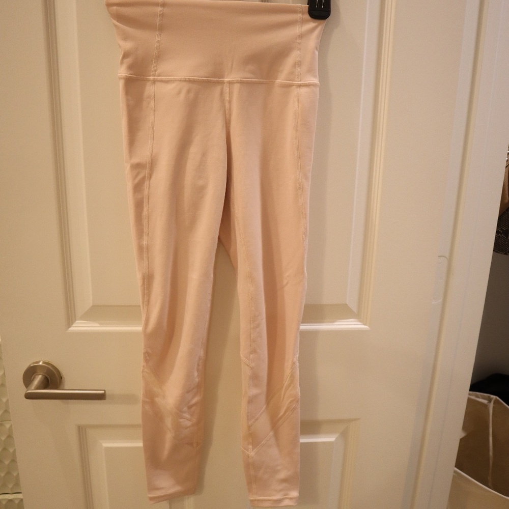 Athleta leggings with mesh